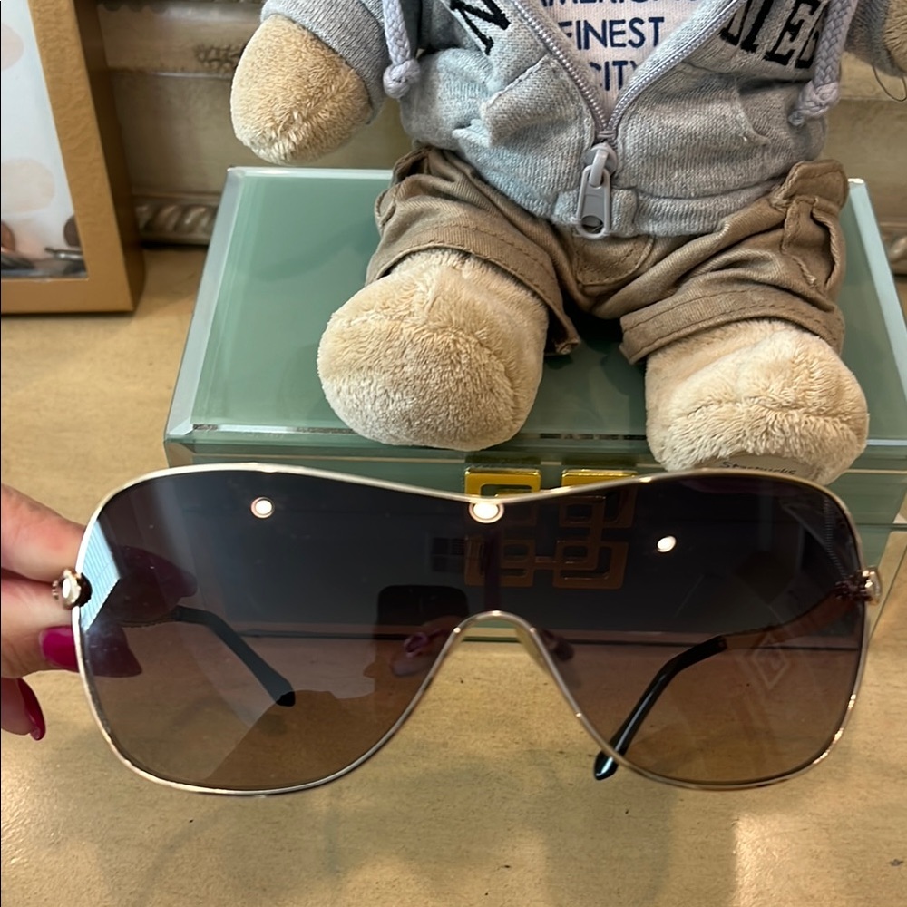 Roberto Cavalli Aviator Sunglasses with Gradient Lens